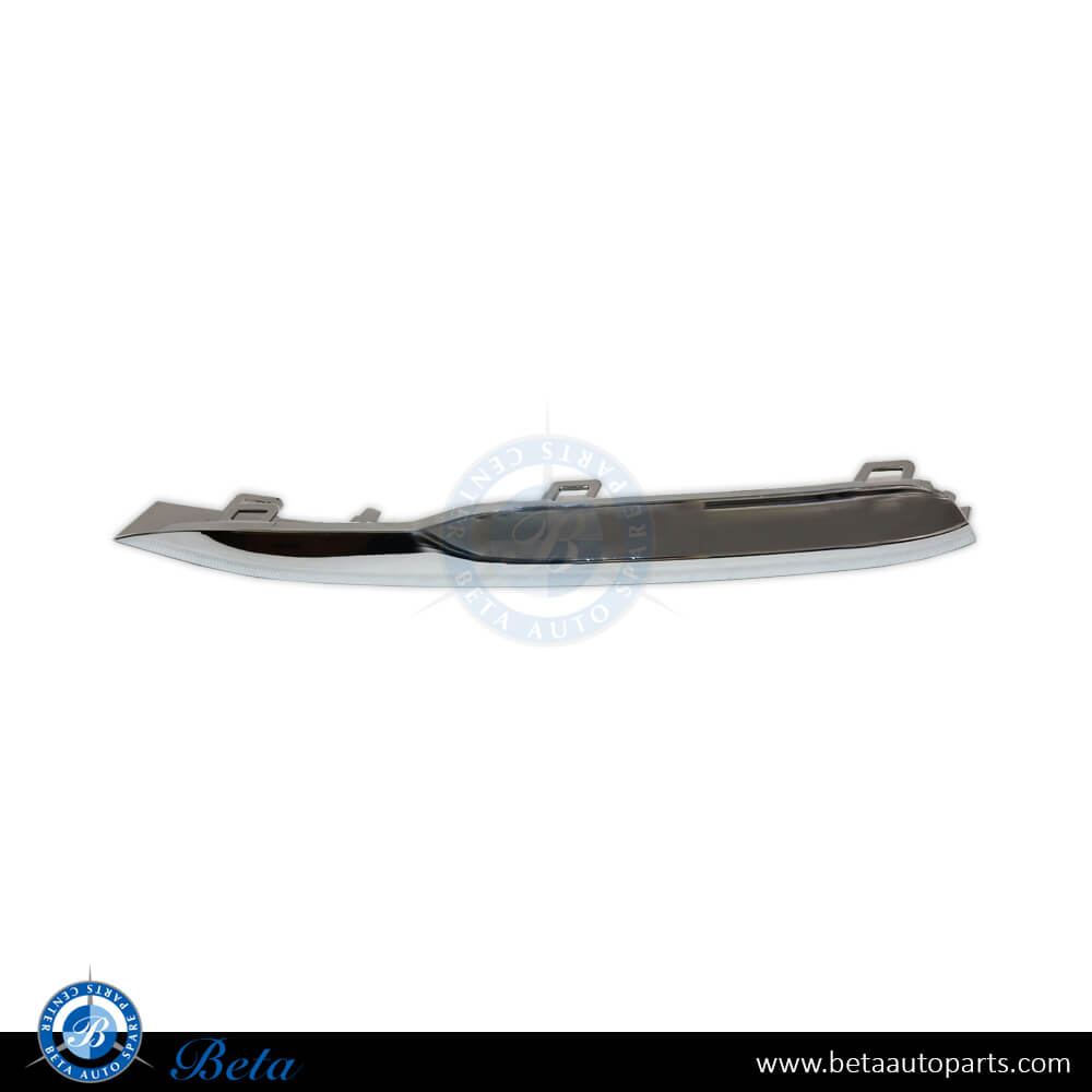 Left Side Fog Lamp Cover Chrome Moulding Luxury Line for BMW 3 Series F30 LCI 2016-2018 models, Part Number 51117396841 Left Side Fog Lamp Cover Chrome Moulding Luxury Line for BMW 3 Series F30 LCI 2016-2018 models, Part Number 51117396841